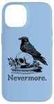 Coque pour iPhone 14 Black Quoth The Raven Nevermore