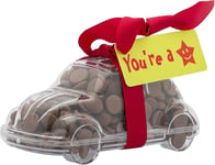 ButtonChocs You're A Star! Car. Belgian Milk Chocolate Gift.