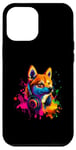 iPhone 12 Pro Max Artistic Colorful Jack Russell Terrier Headphones Dog Jacky Case