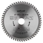 wolfcraft TC Circular Hand Saw Blade, orange series I 6634000 I Fine, clean cuts