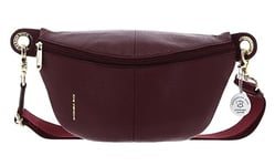 Mandarina Duck Mellow Leather Bum Bag, Sac Banane en Cuir Femme, Windsor Wine, Taille Unique