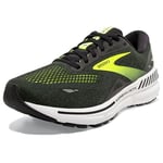 Brooks Homme Adrenaline GTS 23 Sneaker, Black Nightlife Ebony, 40.5 EU