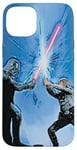 iPhone 15 Plus Star War The Empire Strikes Back Lightsaber Battle Blue Case