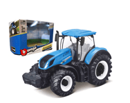 Tracteur Jouet New Holland T7.315 Burago En Échelle 1:50