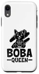 Coque pour iPhone XR Boba Queen - Thé au lait pour chien - Pour amoureux des perles