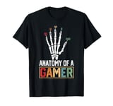 Video Games Gaming Anatomy Of A Gamer WASD Gaming Keyboard T-Shirt