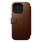 Nomad  Case for iPhone 16 Pro Folio Modern Leather Card Case Anti-scratch