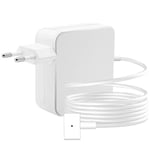 Chargeur Rapide 60W T-Tip, Chargeur Mac Book Pro, Adaptateur pour Ordinateur Portable, Compatible avec Les modèlesMac Book Air& Mac Book Pro 11-13 Pouces (2012-2018) pour A1425, A1435, A1502, A1465