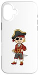 Coque pour iPhone 16 Plus Déguisement pirate homme femme enfant