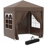 2mx2m Pop Up Gazebo Party Tent Canopy Marquee with Storage Bag