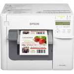 Imprimante d'Etiquette Epson TM C3500 Ethernet Jet d'Encre USB Blanc