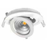 Optonica - Spot led Escargot Rond Orientable 12W équivalent 80W - Blanc du Jour 6000K