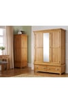 Woburn 3 Door 2 Drawer Wardrobe Oak