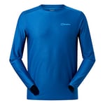 Berghaus Mens 24/7 Long Sleeve Crew Tech Baselayer T-Shirt, Limoges, XXL EU