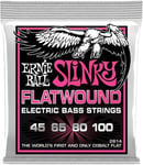 Ernie Ball Super Slinky Flate Wound E-Bass -jonot, Vahvuus 45-100