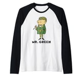 Clue Retro Mr. Green Portrait Raglan Baseball Tee