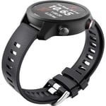 För Garmin Forerunner 645 Rem/245 Rem, 20mm Ersättningsrem Mjuk Silikon för Vivoactive 3 Music Vívomove HR Forerunner 645/245 Music