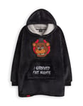 Five Nights At Freddy's Black Character Blanket Hoodie Boys