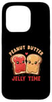 Coque pour iPhone 15 Pro Couples assortis au beurre de cacahuète Jelly Time