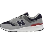 New Balance Homme Baskets, Suède, Équipe Extérieure Gris, 44 EU