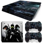 Kit De Autocollants Skin Decal Pour Console De Jeu Ps4 Slim Console De Jeu Metal Gear, T1tn-Ps4slim-1045