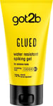 Schwarzkopf got2b Glued Spiking Glue Hair Gel, Water Resistant, Strong Hold for