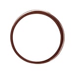 Vaessen Creative Fil Aluminium Plat - Marron - 5 m x 3,5 mm x 1 mm - Souple - Chocolate Mat - pour Loisirs Créatifs, Perlage et Bijoux