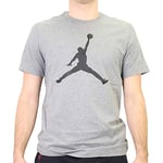 Nike M J Jumpman SS Crew T-Shirt Men's, Carbon Heather/Black, 3XL