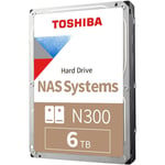 Toshiba N300 6 TB, hard drive (SATA 6 Gb/s, 3.5, retail)