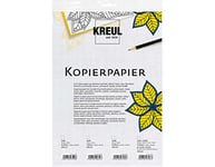 Kreul 90644-Papier à Copier, Jaune, 3 Feuilles, DIN A3, pour transférer des Motifs sur des sous-Verts foncés, Multicolor