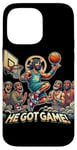 Coque pour iPhone 14 Pro Max Ballin with the Messiah Rejoignez la communauté Jesus Basketball