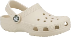 Crocs Junior Childrens Sandals Clogs Kids Classic Slip On beige UK Size 12