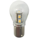 1852 LED bajonet BA15D Ø25x48mm 10-35vdc 1,6/15W - 2 Pak