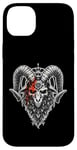 Coque pour iPhone 14 Plus Pentagramme occulte Baphomet Satan Païen Gothique Death Metal