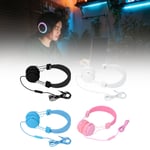 3.5mm Wired Headset With Mic Stereo Foldable Adjustable Headband Inline Cont TPG