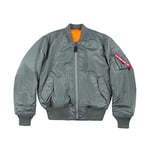 Alpha Industries Men's MA-1 Bomber Jacket, Vintage Green, 2 X-Large