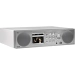 DABMAN i450 Hybrid Stereo Radio DAB+ / FM / Internet /Bluetooth Vit-Silver