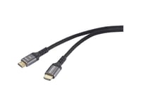 Speaka Professional Hdmi-Anslutningskabel Hdmi-A-Kontakt, Hdmi-A-Kontakt 1,00 M Svart Sp-13125624 8K Uhd Hdmi-Kabel