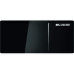 Geberit Sigma 70 242813SJ1 Plaque de commande en verre de rechange pour 2 chasse d'eau Noir