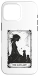 Coque pour iPhone 16 Pro Max The Cat Lady Carte de tarot pour maman