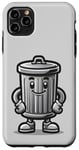 iPhone 11 Pro Max Garbage Trash Can Cartoon Character Design Case