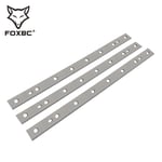 FOXBC lames de raboteuse 12.5 pouces,remplacement pour DeWalt DW734 couteau à bois pour le travail du bois-ensemble de 3