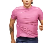 HOKA ONE Airolite Run Short Sleeve - Rose / Violet taille XL 2024