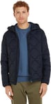 Tommy Hilfiger Veste Matelassée Homme avec Capuche, Bleu (Desert Sky), XXL