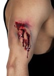 Stick On Zombie Bite Mark Wound Fake Scar Prosthetic Halloween Zombie FX Make-Up