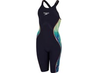 Speedo Damski Strój Pływacki Speedo Lzr Intent Opbk Kskn Af True Navy/Spritz/Aquarium/Rose Gold Rozmiar 25