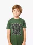 Fabric Flavours Kids' Harry Potter Slytherin Print Short Sleeve T-Shirt