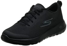 Skechers Mens Gowalk Max Otis - Athletic Air Mesh Lace Up Walking Shoe, Black, 7.5 US