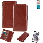 Case For Nokia C21 Plus 4GB Brown Protective Flip Cover Folding Bag Book Cell Ph