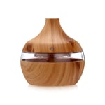 Greatangle Wood Grain Essential Oil Aromatherapy Diffuser USB Charging Home Air Humidifier Purify Soothing LED Night Light Mist Maker light wood grain